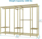 VIPEK V50 Extra Large Portable Closet Rack Bedroom Armoire Freestanding - Image 4