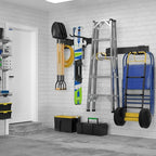 32 Inches Garage Storage, Garage Organization, Wall Mount Garden Tool Organizer - Image 7