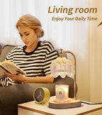 Candle Warmer Lamp with Timer and Dimmer, Electric Gold Light Gifts - Image 3