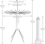 4-Legged Clothes Drying Rack, Portable Dryer Rack - Image 8