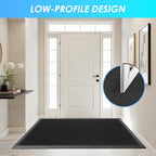 Vicwe Front Door Mat Indoor Outdoor Entrance, Low Profile, Easy Clean Entryway - Image 5