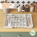 Lifewit Silverware Drawer Organizer, Expandable Utensil Organizer - Image 8