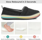 HomeTop Women's Comfy Loafer Slippers Lightweight Memory Foam Non-slip Indoor - Image 3