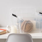 IRIS USA 19 Qt Stackable Plastic Storage Bins - Image 9