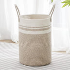 VIPOSCO Tall Laundry Hamper, Woven Rope Storage Basket by VIPOSCO