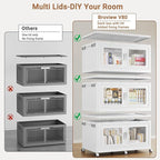 BROVIEW 880 Qt Stackable Storage Bin - Image 3