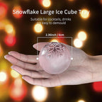 Novelty Christmas Snowflake Tree Ball Ice Maker Mold Set of 4, Funny Christmas - Image 5