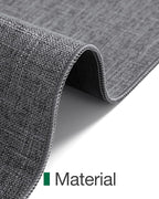 LUMI Indoor Door Mat 24"x36", Ultra Thin Low Profile Non-Slip Doormat - Image 6