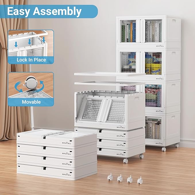 BROVIEW 400Qt Stackable Storage Bins - Image 2