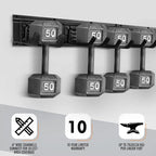 Garage Garden Tool Storage Rack Organizer Wall Mount, Yard Shovel Rack Holder - Image 4