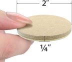 16 Heavy-Duty Felt Furniture Pads 2” 1/4” Thick X-Protector! Round Felt Pads - Image 4