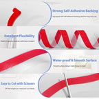 Weather Stripping Door Draft Stopper Flexible Self Adhesive Silicone Door Seal - Image 2