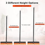 Zhehao 6 Pack 18 Inches Push Broom Outdoor, Concrete Floor Cleaning - Image 2