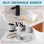 Silicone Soap Dish for Bar Soap Holder for Shower Bathroom Self Draining - Image 4