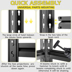 TigerParty 2050LBS Heavy Duty Garage Shelving, 5-Tier Adjustable Storage Shelves - Image 5