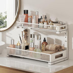 2 Pack 19IN Depth Under Sink Storage Organizer, Large 2-Tier Elegant Mesh Pull - Image 7