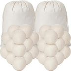 Roowest 46 Pcs Wool Dryer Balls Set Reusable Laundry Wool Balls by Roowest