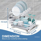 GAXmi Dish Drying Rack Over The Sink Drainer - Image 3