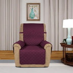 PureFit Reversible Quilted Recliner Sofa Cover, Water Resistant Slipcover - Image 2