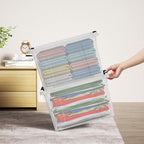 22 Qt Latching Storage Box, Stackable Bin - Image 4