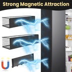 Magnetic Spice Rack for Refrigerator Magnetic Fridge Shelf for Kitchen Spice - Image 3