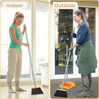 TreeLen Broom and Dustpan Set, Stand Up Broom and Dustpan - Image 2