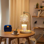Candle Warmer Lamp with Timer Dimmable, Antique Brass Candle Lamp, Wax Melt - Image 6