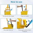 35 Qt Commercial Mop Bucket - Image 6