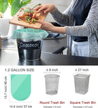 200 Counts AYOTEE Mini Trash Bags, 1.2 Gallon Small Compostable Trash Bags - Image 4