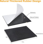 CHUNZEXI Non Slip Furniture Pads 6 PCS 5" x 4", Self Stick Rubber Grippers - Image 2