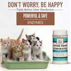 Extreme Enzyme CAT Litter Odor Eliminator, 3 lbs. Triple-Action Deodorizing - Image 4