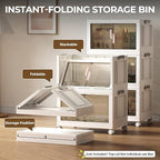 Elegant 4 Tiers Stackable Storage Bins - Image 4
