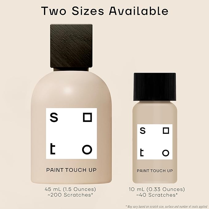 soto White Paint Touch Up, Satin Finish — 10 Milliliters of Scratch Repair - Image 2