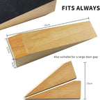 4 Pack Wooden Door Stop - Image 2