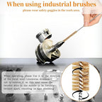 14-Pieces Brass Wire Brush Stainless Steel Tube Brush Set 12" Round Wire - Image 5
