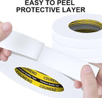2 Pack Single-Sided Adhesive White Foam Tape 1.2inX16.4FT Single-Sided Sealing - Image 5