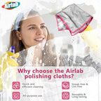 Glass Polishing Cloth Streak Free Miracle Microfiber Cleaning Cloth Lint Free - Image 3