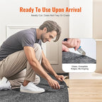 VEVOR - Slip-Resistant Rug Pad - Protective Cushioning Carpet Pad - 8' x 10' - - Image 5