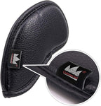 CRAFTSMAN GOLF 12pcs or 1pc Thick Synthetic Leather Golf Iron Head Covers Set - Image 2