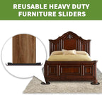Furniture Sliders for Carpet 4 PCS - Image 6