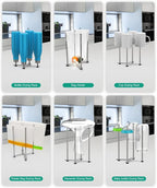 Plastic Bag & Bottle Drying Rack, Collapsible Countertop Stand - Image 2