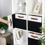 DULLEMELO Fabric Storage Bins for Shelves, Cube Storage Organizer Bins - Image 8