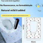 Disposable toilet seat cover, 30 Pack of oversized waterproof toilet seat paper - Image 2