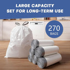 270 Count Heavy-Duty Trash Bags, Compatible - Image 6