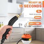 Handheld Steam Cleaner, 2500W Steam Cleaner, High Pressure Steamer - Image 7