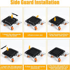 Furniture Movers with 4 Wheels, Heavy Duty Furniture Lift Mover Tool Set with - Image 4