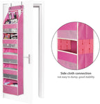 Univivi 6-Shelf Over Door Hanging Organizer Fabric Baby Door Storage - Image 4