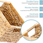 Natural Water Hyacinth storage basket - Image 3