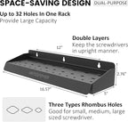 UNITEDPOWER Screwdriver Holder, Wall Mount Storage Rack Organizer - Image 2