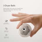 Dirty Labs | 100% New Zealand Wool Enzyme Buddies Dryer Balls | 3 Balls | - Image 3